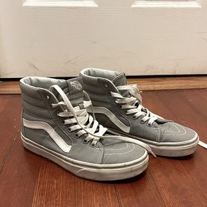 Gray High Top Vans